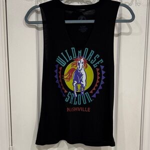 Black Wildhorse Saloon Tank Top